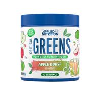 Applied Nutrition Critical Greens Powder and Superfood Blend for Gut Health Energy and Immune Support Vegan Daily Greens Juice Powder (150g - 30 Servings) (Apple Burst)