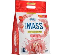 Applied Nutrition Original Critical Mass - Weight Gainer with MCT Powder, High Calorie Protein Powder Mass Gainer (6kg - 25 Servings) (Strawberry)