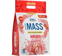 Applied Nutrition Original Critical Mass - Weight Gainer with MCT Powder, High Calorie Protein Powder Mass Gainer (6kg - 25 Servings) (Strawberry)