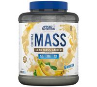Applied Nutrition Critical Mass Professional - Weight Gain Protein Powder, High Calorie Weight Gainer, Lean Mass (2.4kg - 16 Servings) (Banana)