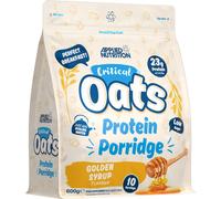 Applied Nutrition Critical Oats Advanced Protein Porridge - Whey Protein Powder Blend with Wholegrain Oats & ISO-XP Protein Isolate, Amino Acids, Easy Mix (600g - 10 Servings) (Golden Syrup)