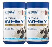 Applied Nutrition Critical Whey Protein Nutrition Cookies & Cream Flavour - 825g (2 Packs)