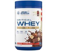 Applied Nutrition Critical Whey Protein Powder - 24g Protein per Serving, High Protein Powder, Protein Shake with BCAAs & Glutamine - Muscle Growth & Recovery (825g - 25 Servings) (Choco Hazelnut)