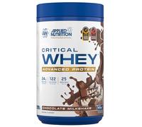 Applied Nutrition Critical Whey Protein Powder - 24g Protein per Serving, High Protein Powder, Protein Shake with BCAAs & Glutamine - Muscle Growth & Recovery (825g - 25 Servings) (Chocolate)