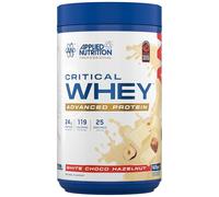 Applied Nutrition Critical Whey Protein Powder - 24g Protein per Serving, High Protein Powder, Protein Shake with BCAAs & Glutamine -Muscle Growth & Recovery(825g - 25 Servings)(White Choco Hazelnut)