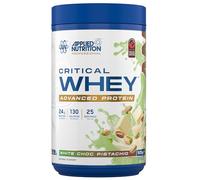 Applied Nutrition Critical Whey Protein Powder - 24g Protein per Serving, High Protein Powder, Protein Shake with BCAAs & Glutamine - Muscle Growth & Recovery (825g -25 Servings)(White Choc Pistachio)