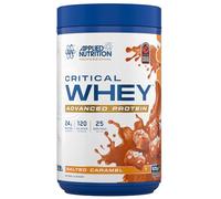 Applied Nutrition Critical Whey Protein Powder - 24g Protein per Serving, High Protein Powder, Protein Shake with BCAAs & Glutamine - Muscle Growth & Recovery (825g - 25 Servings) (Salted Caramel)
