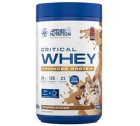 Applied Nutrition Critical Whey Protein Powder - 24g Protein per Serving, High Protein Powder, Protein Shake with BCAAs & Glutamine - Muscle Growth & Recovery (825g - 25 Servings) (Frappuccino)