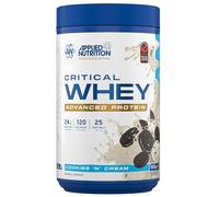 Applied Nutrition Critical Whey Protein Powder - 24g Protein per Serving, High Protein Powder, Protein Shake with BCAAs & Glutamine - Muscle Growth & Recovery (825g - 25 Servings) (Cookies 'N' Cream)