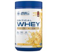 Applied Nutrition Critical Whey Protein Powder - 24g Protein per Serving, High Protein Powder, Protein Shake with BCAAs & Glutamine - Muscle Growth & Recovery (825g - 25 Servings) (Banana)
