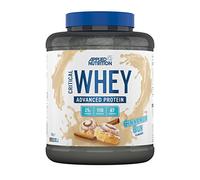 Applied Nutrition Critical Whey Protein Powder 2kg - High Protein Powder, Protein Milkshake, Muscle Building Supplement with BCAAs & Glutamine (2kg - 67 Servings) (Cinnamon Bun)