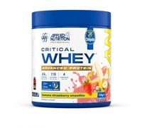 Applied Nutrition Critical Whey Protein Powder - Banana Strawbery Chiquita | 24g Protein per Serving, High Protein Powder, Protein Shake with BCAAs & Glutamine (132g - 4 Servings)