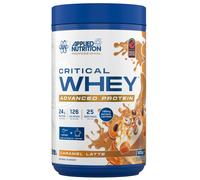 Applied Nutrition Critical Whey Protein Powder - 24g Protein per Serving, High Protein Powder, Protein Shake with BCAAs & Glutamine - Muscle Growth & Recovery (825g - 25 Servings) (Caramel Latte)