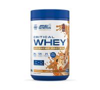Applied Nutrition Protein Powder Critical Whey - 24g, BCAAs & Glutamine - 825g (25) Caramel Latte