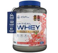Applied Nutrition Protein Powder Critical Whey 24g, BCAAs & Glutamine Strawberry Milkshake 2kg