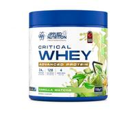 Applied Nutrition Critical Whey Protein Powder - Vanilla Matcha | 24g Protein per Serving, High Protein Powder, Protein Shake with BCAAs & Glutamine (132g - 4 Servings)