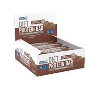 Applied Nutrition Diet Protein Bar, High Protein, Low Sugar Protein Snack Bar with Added Vitamins - Chocolate Carmel Crisp (12 x 45g)