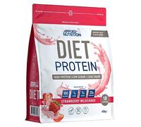 Applied Nutrition Diet Whey - High Protein Powder Supplement, Low Carb & Sugar, for Weight Management with CLA, L Carnitine, Green Tea (450g - 18 Servings) (Strawberry Milkshake)