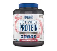 Applied Nutrition Diet Whey High Protein Powder Supplement Low Carb & Sugar for Weight Management with CLA Gold L Carnitine Green Tea (1.8kg - 72 Servings) (Strawberry Milkshake)