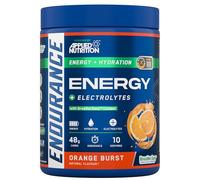Applied Nutrition Endurance - Breathe Energy Drink Powder, with Carbohydrates & Electrolytes for Quick Energy, Breathe Easy Formula Open Your Airways (500g - 10 Servings) (Orange Burst)