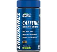Applied Nutrition | Endurance Caffeine Capsules 100mg - Quick Energy Release, Increase Alertness, Concentration, Boost Endurance Performance, Veggie Capsules, 90 Servings