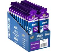 Sprint | Energy Gel with Caffeine | Easy to Digest | Improves Alertness & Concentration | Zero Fat Zero Sugar | 23g Carbohydrates + Electrolytes & B-Vitamins (Pack of 20 x 60 gram) (Blackcurrant)