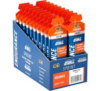 Sprint | Energy Gel with Caffeine | Easy to Digest | Improves Alertness & Concentration | Zero Fat Zero Sugar | 23g Carbohydrates + Electrolytes & B-Vitamins (Pack of 20 x 60 gram) (Orange)