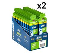 Applied Nutrition Energy Gel Endurance Lemon & Lime Flavour - 20 x 60ml (2 Packs)