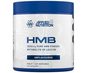 Applied Nutrition - HMB Powder - 3000mg Pure Formula - Best Leucine Metabolite - Best Muscle Support Supplement - Supports Recovery & Training - (200g - 67 Servings) (Unflavoured)