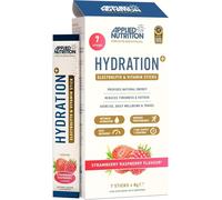 Applied Nutrition Hydration+ Electrolyte & Vitamin Sticks - Strawberry Raspberry - 7 Sticks in Blue Applied Nutrition Blue