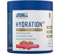 Applied Nutrition Hydration+ Electrolyte & Vitamin - Strawberry Raspberry - 30 Servings Applied Nutrition Multicolor 30 Servings