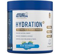 Applied Nutrition Hydration+ Electrolytes and Vitamin Powder Sugar-Free Hydration Drink Mix for Energy Recovery and Electrolyte Replenishment Blue Raspberry - 240g (30 Servings)