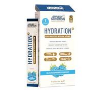 Applied Nutrition Hydration+ Sachets | Electrolyte Powder Mix | Rapid Hydration, Vitamins & Energy | Sugar-Free & Vegan | Blue Raspberry | 7 x 8g Sticks