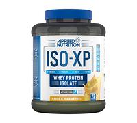 Applied Nutrition ISO-XP - Premium Whey Protein Isolate, Tropical Mango & Passion Fruit Flavor, 100% Pure Protein for Muscle Growth and Recovery (Mango & Passion Fruit) (1.8kg - 72 Servings)