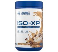 Applied Nutrition ISO-XP Whey Protein Isolate - Over 21g Protein, Low Carb, Low Fat, BCAA-Rich, Fast Absorption, Soy-Free, Halal-Certified (850g - 34 Servings) (Café Latte)