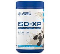 Applied Nutrition ISO-XP Whey Protein Isolate - Over 21g Protein, Low Carb, Low Fat, BCAA-Rich, Fast Absorption, Soy-Free, Halal-Certified (850g - 34 Servings) (Cookies 'N' Cream)