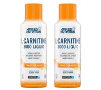 Applied Nutrition L-Carnitine 3000 Fat Metabolism Tangy Orange Liquid Flavour - 480ml (2 Packs)