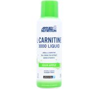 Applied Nutrition L Carnitine 3000 Liquid - L-Carnitine with Green Tea & Vitamin C, Boosts Energy & Weight Management, Vegan (480ml - 32 Servings) (Sour Apple)