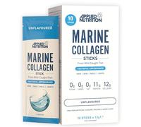Applied Nutrition - Marine Collagen Stick | Vitamin C + Best Collagen Supplement | Best Beauty Support | Skin, Hair & Joint Health | Unflavoured | 10 x 12g Sticks