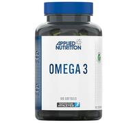 Applied Nutrition Omega 3 - Omega Fish Oil 1000mg, 180mg EPA & 120mg DHA per Softgel, Made in The UK (100 Soft-Gels)