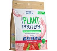 Applied Nutrition Plant Protein Powder - Critical Plant Vegan Protein Shake with SOYA, Pea, Brown Rice Proteins & Essential Amino Acids - Dairy-Free Gym Supplement (450g - 15 Servings) (Strawberry)