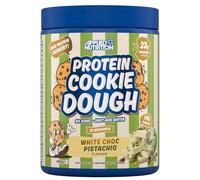 Applied Nutrition Protein Cookie Dough 400g - High Protein Snack, Over 22g of Protein Per Serving, Ready-to-Eat- Low Calorie, Healthy Treat (400g - 10 Servings) (White Choc Pistachio)