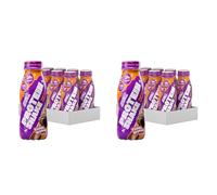Applied Nutrition Protein Shakes - High Protein Shake Ready To Drink, Protein Drink With 20g Of Protein, Low Fat Protein Shake, On The Go Bottle - 8 x 330ml (Fudge Brownie) (Pack of 2)