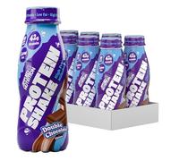 Applied Nutrition Protein Shakes - High Protein Shake Ready To Drink, Protein Drink With 42g Of Protein, Low Fat Protein Shake, On The Go Bottle - 8 x 500ml (Double Chocolate)