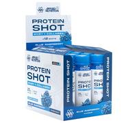 Applied Nutrition - Protein Shot - Whey + Collagen - RTD Fitness Drink - Zero Sugar - High Fibre - Supports Muscle Growth, Maintenance & Recovery - (12 x 100ml - 12 Serving) (Blue Raspberry)
