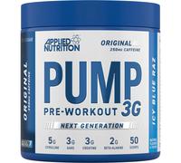 Applied Nutrition Pump 3G Pre Workout Powder Icy Blue Raspberry Flavour - 375g