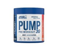 Applied Nutrition Pre Workout Pump 3G – Energy, Focus & Performance – 375g (25 Servings) Fruit Burst