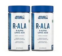 Applied Nutrition R-Alpha Lipoic Acid Antioxidant 200mg Vegan Daily Wellness Support Capsules - 60 Capsules (2 Packs)