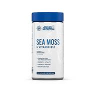 Applied Nutrition Irish Sea Moss Capsules with Vitamin B12 - 15:1 High-Strength (9,000 mg Equivalent) - Halal - UK Made - 120 Vegan Capsules (60 Servings)
