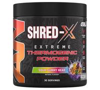 Applied Nutrition Shred X Fat Burner - ABE All Black Everything Fat Burner, Thermo Weight Management (300g - 30 Servings) (Sour Gummy Bear)